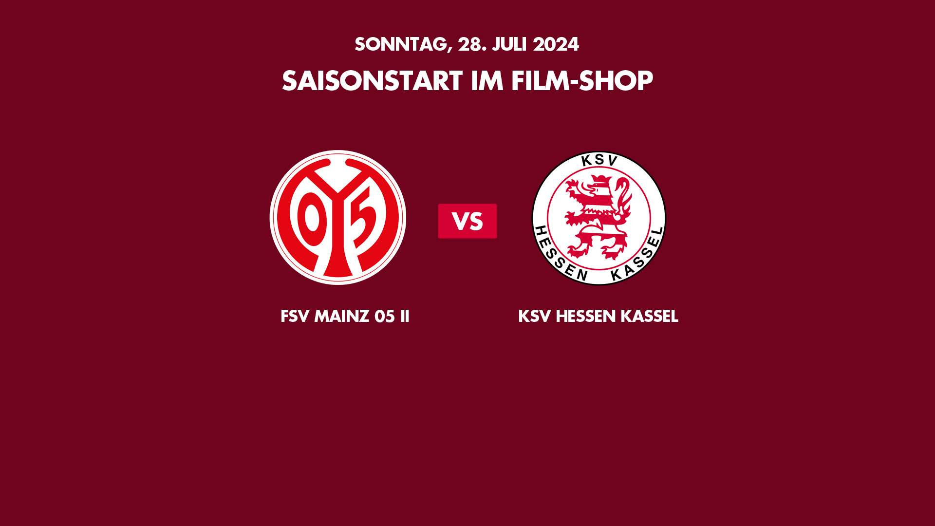 FSV Mainz 05 II vs. KSV Hessen Kassel