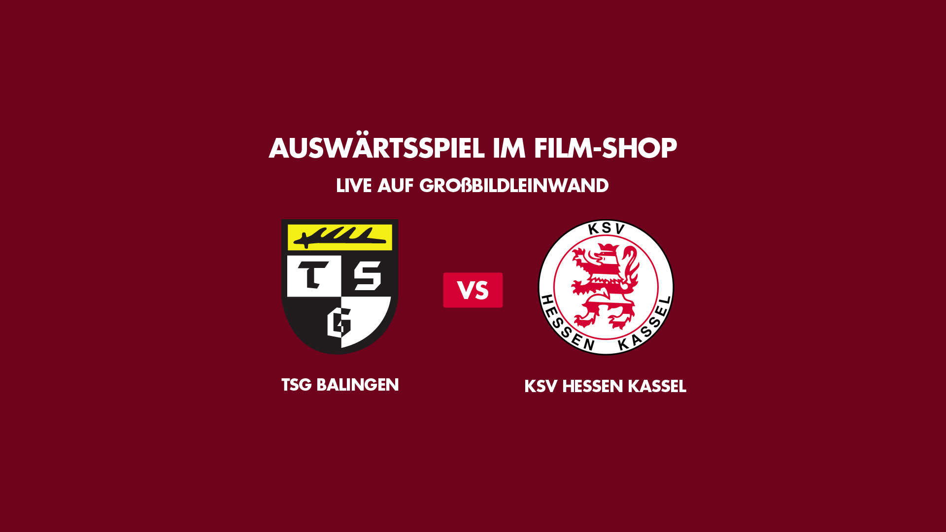 TSG Balingen Fußball vs. KSV Hessen Kassel