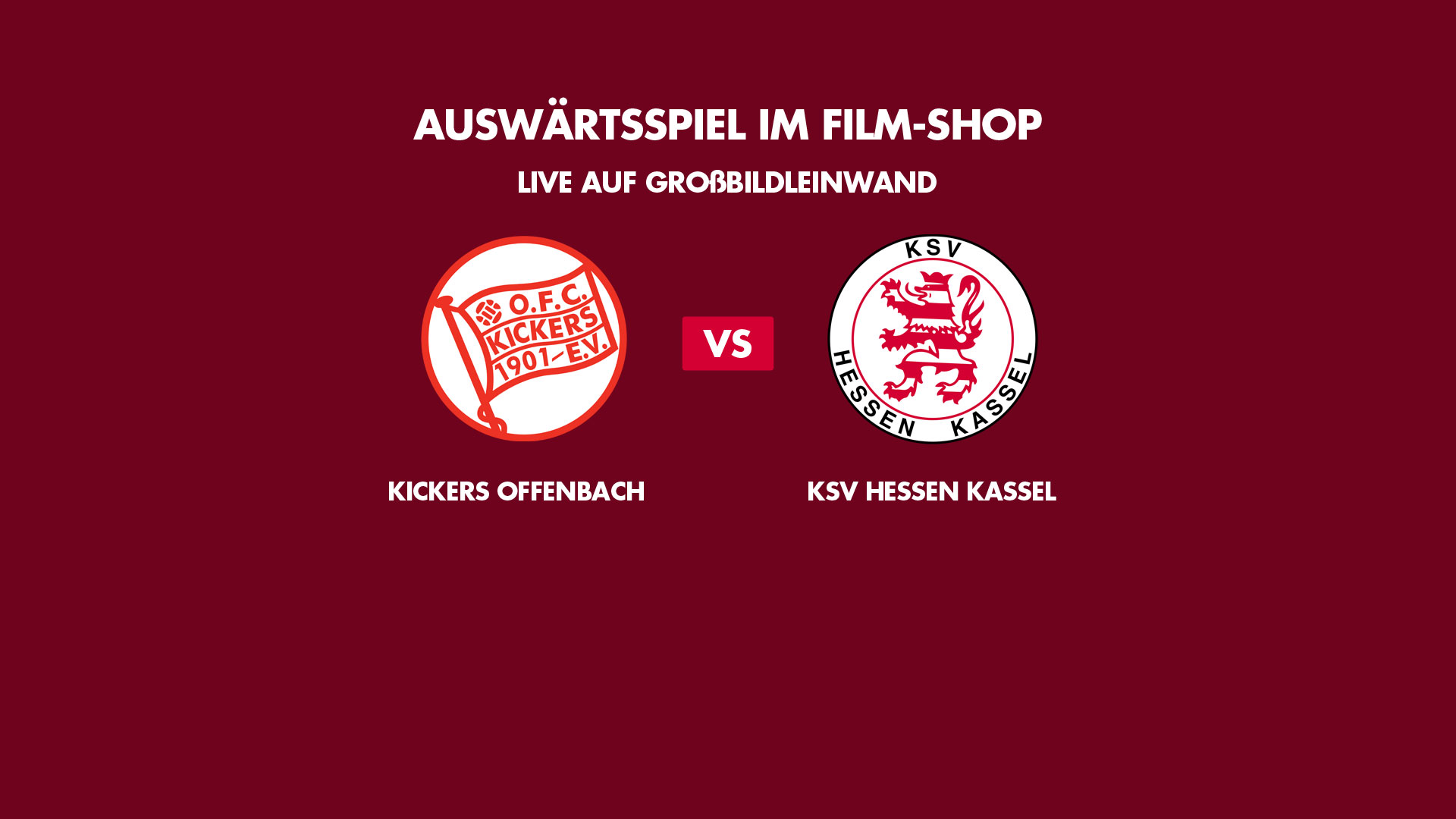 Kickers Offenbach vs. KSV Hessen Kassel